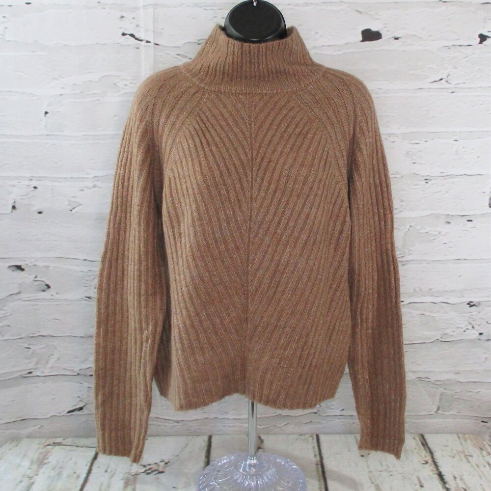 And Now This Junior's Ribbed Knit Turtleneck Sweater